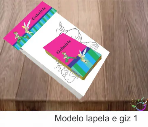 Desenhos de Colorir(caixa com Giz de Cera)-peter Pan