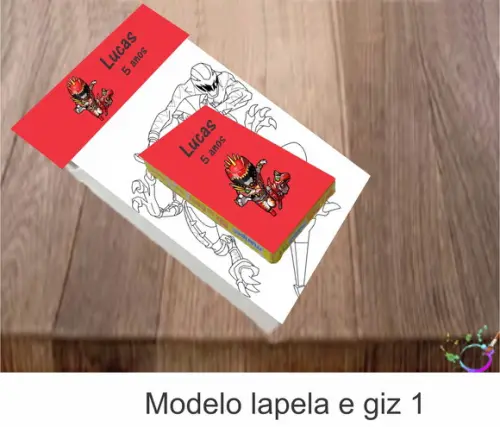 Desenhos de Colorir(caixa com Giz de Cera)-power Rangers