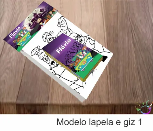 Desenhos de Colorir(caixa com Giz de Cera)-scooby Doo