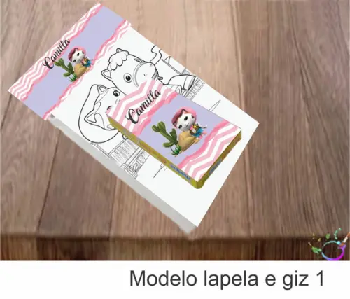 Desenhos de Colorir(caixa com Giz de Cera)-sheriff Calie