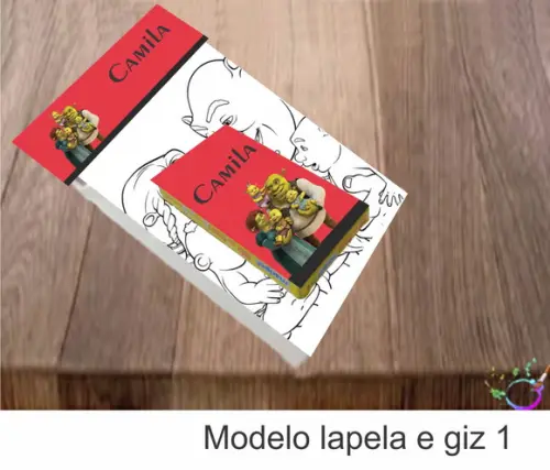Desenhos de Colorir(caixa com Giz de Cera)-shrek