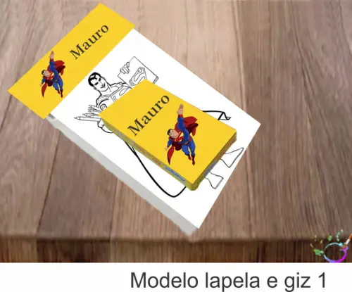 Desenhos de Colorir(caixa com Giz de Cera)-super Homem