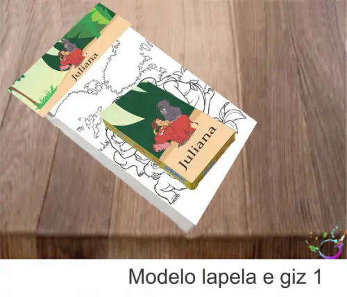 Desenhos de Colorir(caixa com Giz de Cera)-tarzan