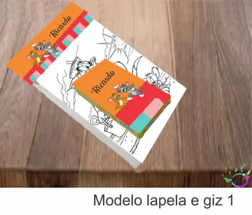 Desenhos de Colorir(caixa com Giz de Cera)-tom e Jerry