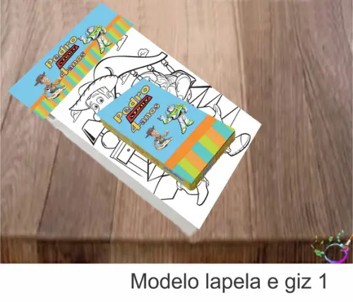 Desenhos de Colorir(caixa com Giz de Cera)-toy Story