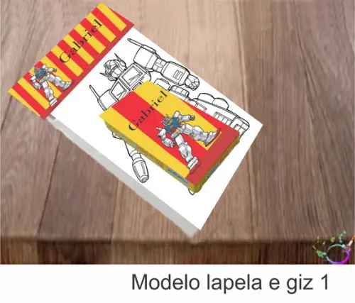 Desenhos de Colorir(caixa com Giz de Cera)-transformers