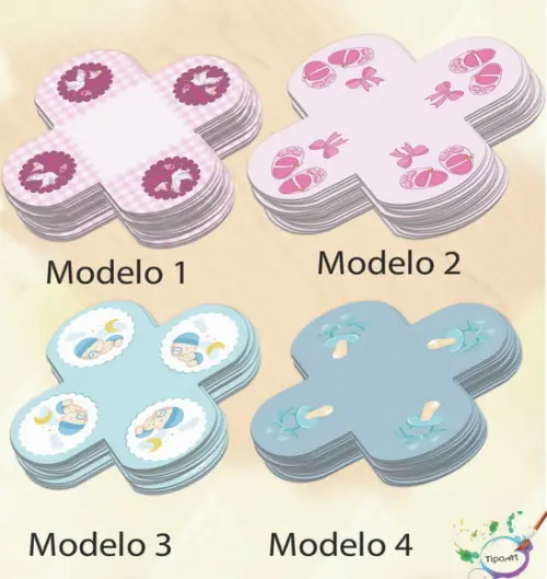 Forma para Doces Maiores- Chá de Bebê