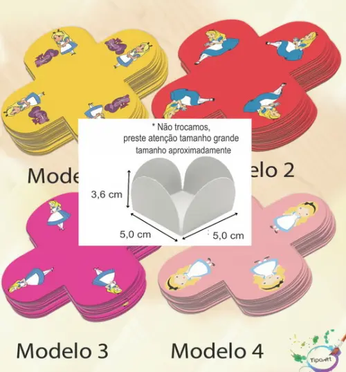 Forma para Doces Maiores-alice