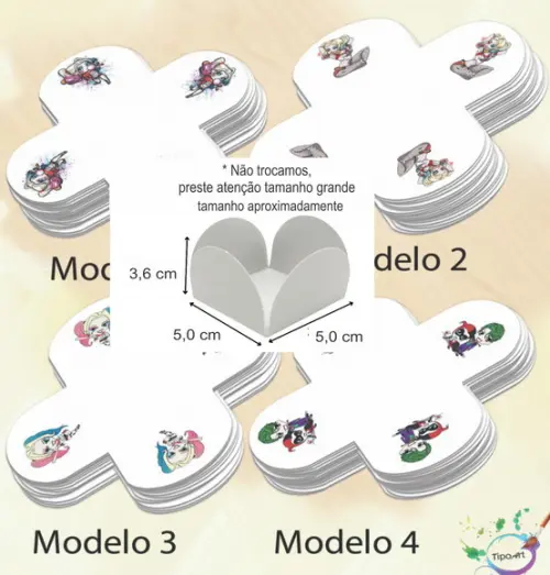 Forma para Doces Maiores-arlequina
