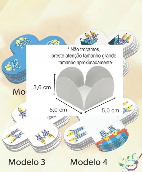 Forma para Doces Maiores-bananas de Pijama