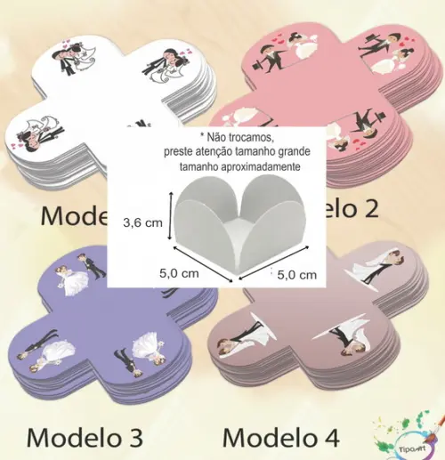 Forma para Doces Maiores-casal