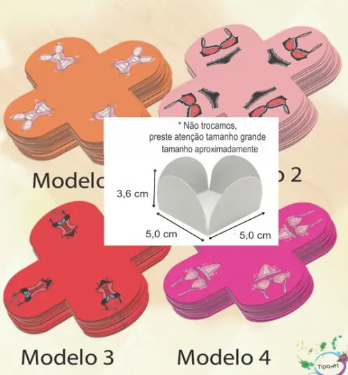 Forma para Doces Maiores-chá de Lingerie#1