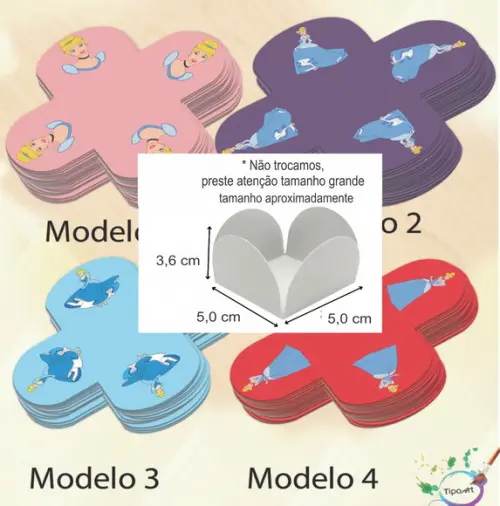 Forma para Doces Maiores-cinderela
