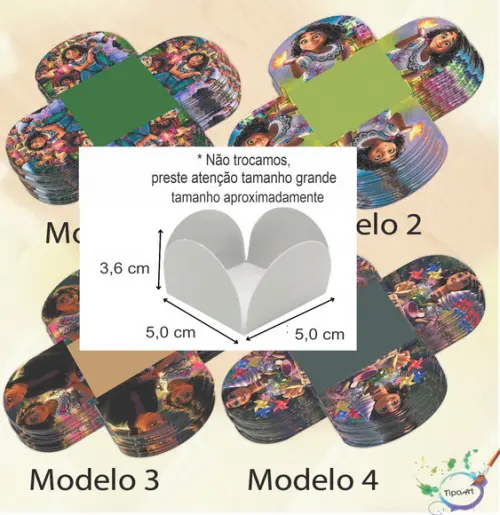 Forma para Doces Maiores-encanto