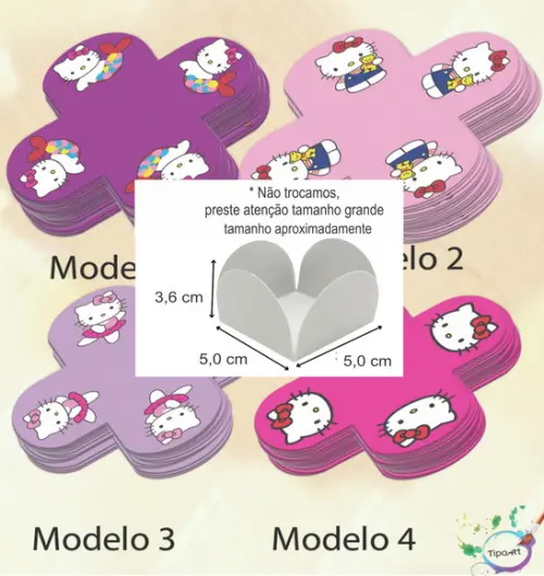 Forma para Doces Maiores-hello Kitty