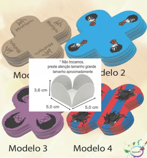 Forma para Doces Maiores-harry Potter-modelo 2