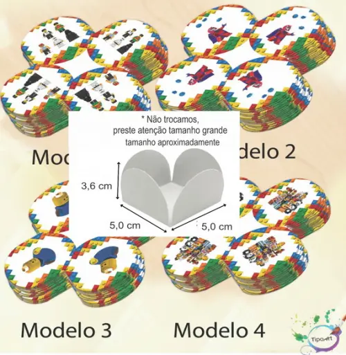 Forma para Doces Maiores-lego