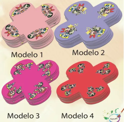 Forma para Doces Maiores-meninas Super Poderosas