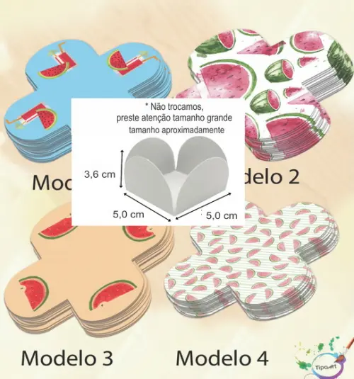 Forma para Doces Maiores-melancia
