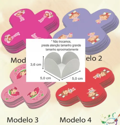 Forma para Doces Maiores-moranguinho