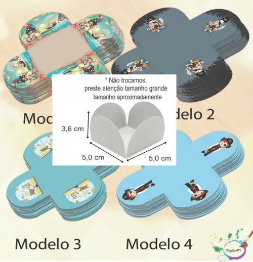 Forma para Doces Maiores-pirata