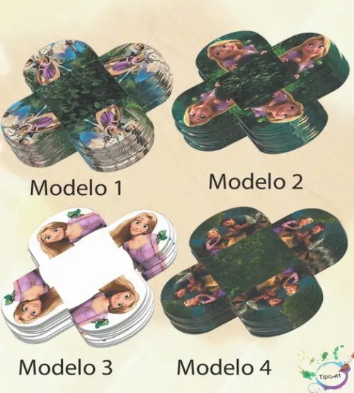 Forma para Doces Maiores-rapunzel