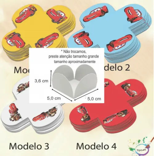 Forma para Doces Maiores-relâmpago