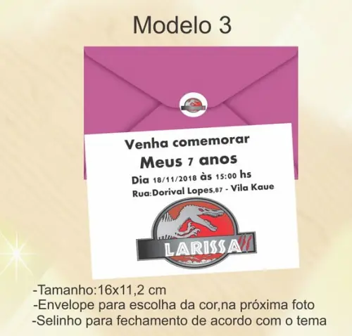 Convite-dinossauros