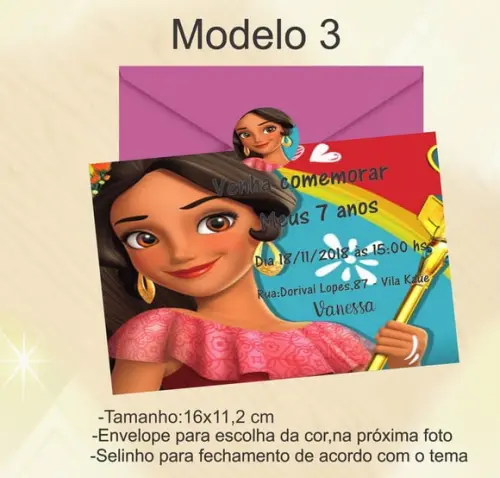 Convite-elena de Avalor