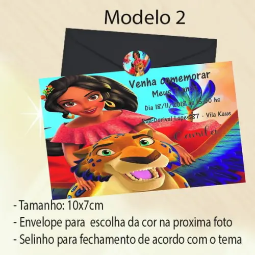 Convite-elena de Avalor