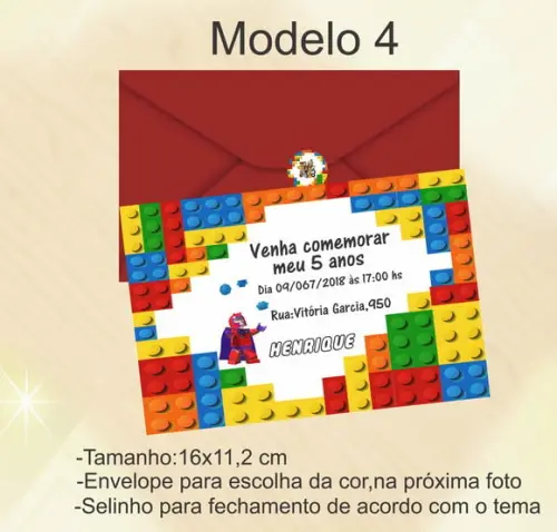 Convite-lego