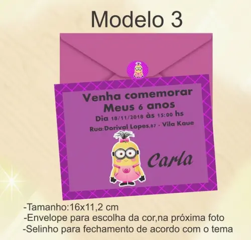 Convite-minions