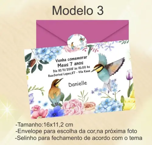 Convite-pássaro