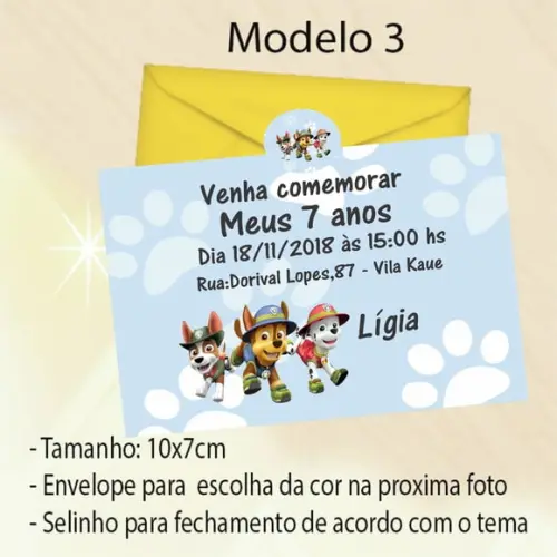 Convite-patrulha Canina