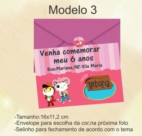 Convite-sheriff Calie do Oeste