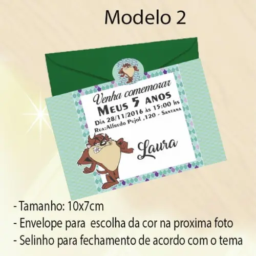 Convite-taz Mania