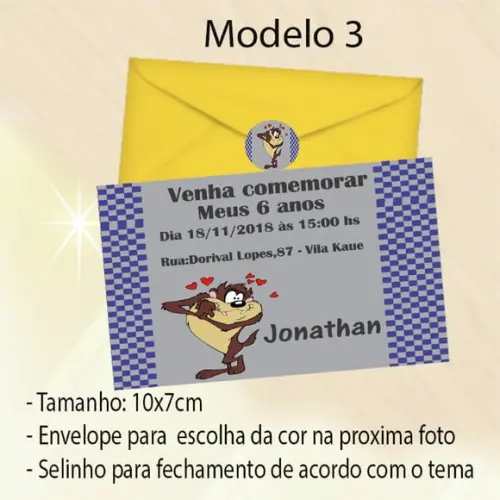 Convite-taz Mania