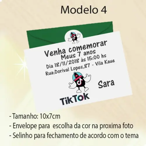 Convite-tik Tok