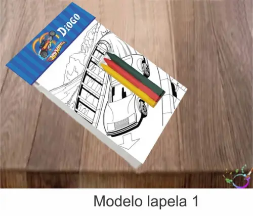 Desenhos de Colorir-(3 Giz de Cera) Hot Whells