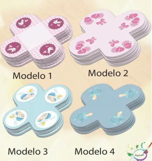 Forma para Doces Maiores- Chá de Bebê