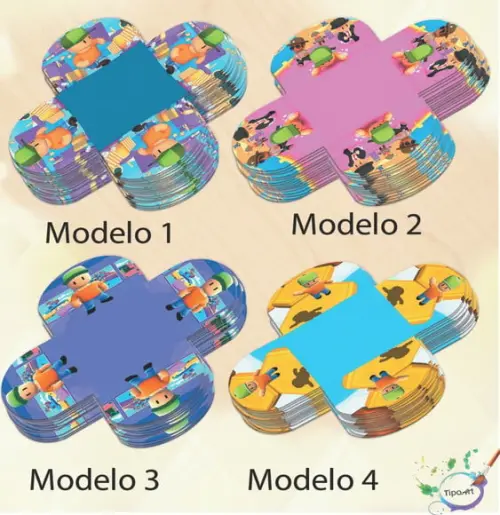 Forma para Doces Maiores-stumble Guys