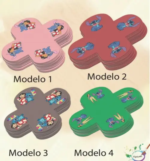 Forma para Doces Maiores-stitch e Lilo
