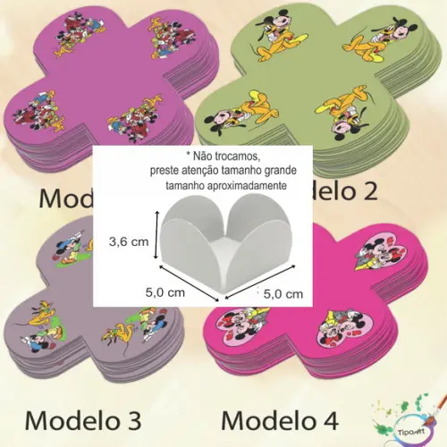 Forma para Doces Maiores-turma do Mickey