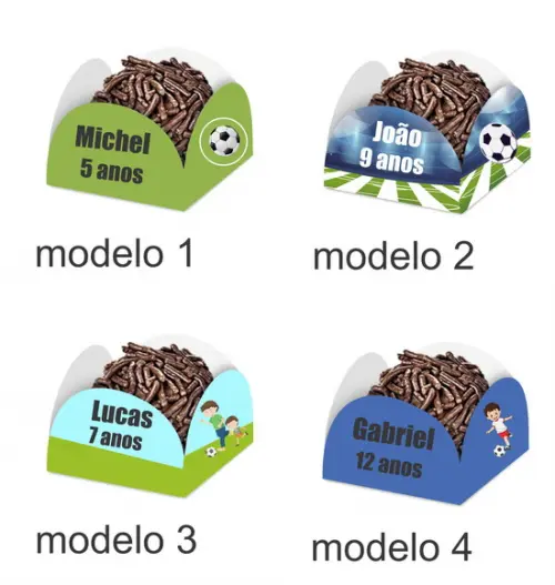 Forminha para Docinhos-futebol-com Nome