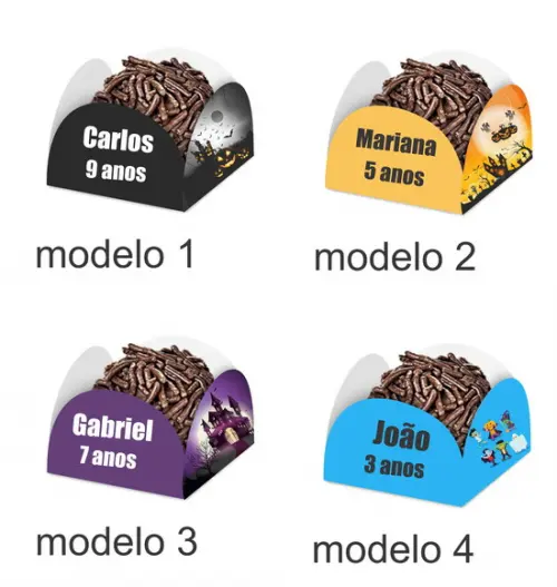 Forminha para Docinhos-halloween-com Nome