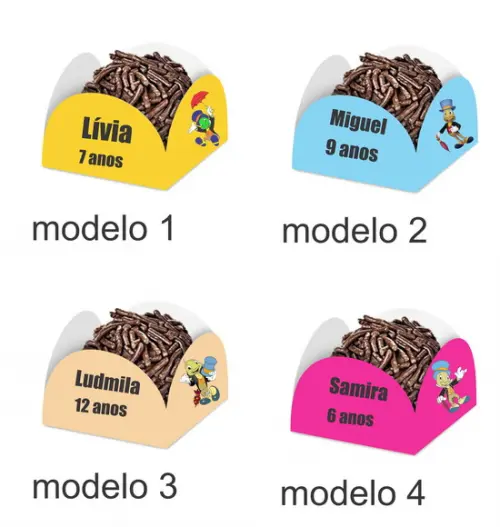 Forminha para Docinhos-grilo Falante-com Nome