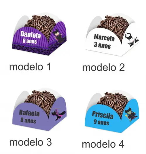 Forminha para Docinhos-malevola-com Nome