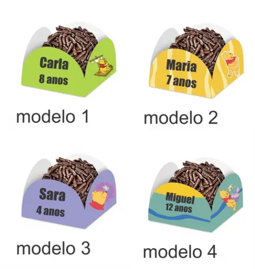 Forminha para Docinhos-pooh-com Nome