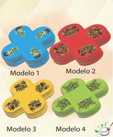 Forminha para Docinhos-tartaruga Ninja