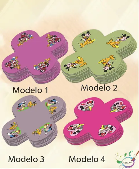 Forminha para Docinhos-turma do Mickey